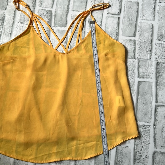 LUSH | SHEER BACK CROSS CAMISOLE - Picture 3 of 7